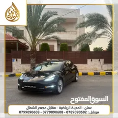  5 تيسلا TESLA MODEL 3 DAUL MATOR بدفعة اولى 2500