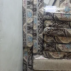  3 جلسه عربيه لصالون او غرفه ضيوف خمسه بأربعه لون بني ملوكي