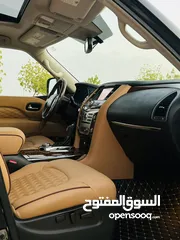  15 انفنتي QX80 2018 بنظافة مميزة ممشى قليل