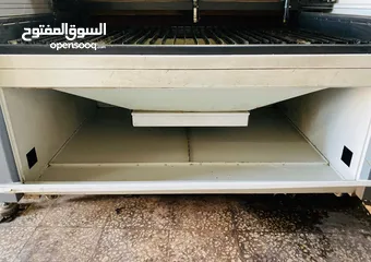  7 ماكينة ليزر قص co2 راسين مساحة العمل 100*160