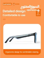  4 نظارة البلوتوث الذكية الاصلية من شركة لينوفو Lenovo Lecoo C8 التر ترد على المكالمات بسعر حصري ومنافس