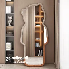  2 مرايا ترند عالمياً... تصميم موجي ومنحوت فخم يخلي أي زاوية تصير قطعة فن جاهزة للتصوير