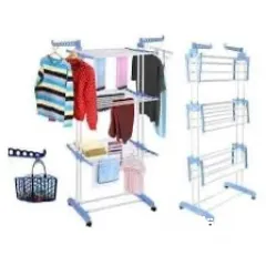  2 منشر الغسيل متعدد الطبقات العامودي