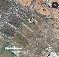  14 أرض استثمارية للبيع بالقرب من جامعة اربد الأهلية - جرش ( بليلا / كبر ) مطلّة على الشارع الرئيسي