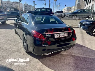  7 مرسيدس C200 AMG كت بانوراما اسود 2019 جنط 19 وارد المانيا مميزة جدا