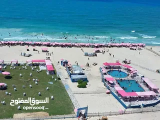  2 شقة مصيف بالعجمى شاطئ فاميلي بمقدم 100 الف و الاستلام فوري