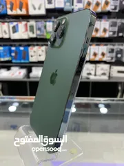  4 iPhone 13 Pro Max (128 GB) ايفون 13 برو ماكس مستعمل بحالة ممتازة لون زيتي مميز بطارية اصلي 91٪؜