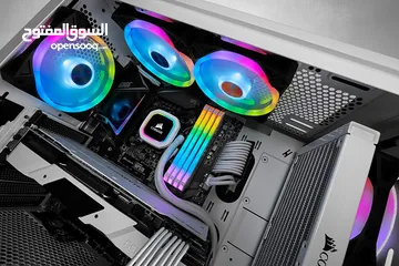  8 Corsair QL Series, Ql120 RGB, 120mm RGB LED Fan