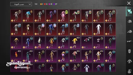  24 حساب ببجي للبيع