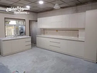  11 كاونتر mdf تركي فصال قياس 3امتار مع سنك متر ونص مرمر بسعر 650الف