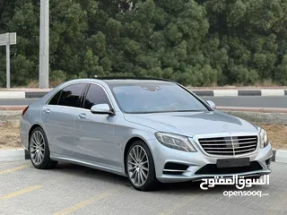  2 MERCEDES BENZ S500 2016 GCC FULL OPTION PERFECT CONDITION