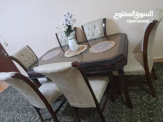  2 طاولة سفره 6 كراسي