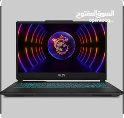  10 لابتوب إم إس آي  msi CYBORGE 15-A12VF فقط  ب839