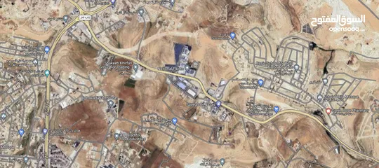  1 اراضي تبدأ من 525 م للبيع في ابو علندا / بالقرب من اشارات الغاز