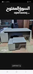  18 مكتب مدير 180سم مع طاولة وسط هدية توصيل مجاني داخل عمان متوفر عدة الوان حسب الطلب