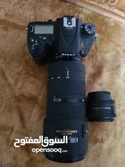  4 عرررطه كاميرا نيكونD7200 مع عدسه 80-200 نيكون