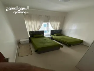  4 للايجار الشهري شقة مفروشة 3 غرف وصالة في عجمان منطقة الراشدية أبراج اللولؤة