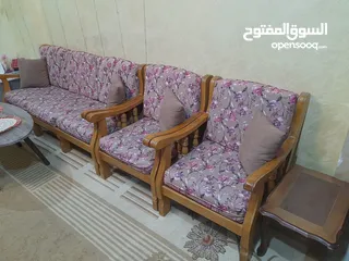  3 كنب مورس سبع مقاعد وكنب أمريكي حجم كبير للبيع