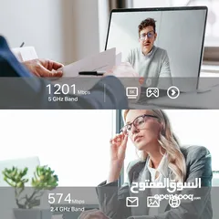  5 راوتر انترنت واي فاي تصميم وجودة وأداء عالي TP-linkAX1800 High Gain Wireless TX20UH 1201MB