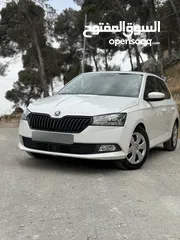  2 سكودا فابيا موديل 2020 ترخيص 2019 نابلس