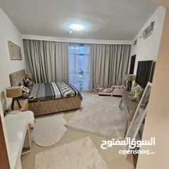  5 باطلاله بحريه مباشره غرفتيين وصاله مفروشه بالكاامل للايجار الشهري في ابرااج الريزدنس