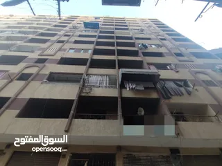  1 شقة للبيع بمساحة 120 متر (3 غرف +2 حمام ) برج سكني في شارع الخمسين بالنزهة 2