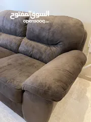  8 Nabuk Fabric Sofa Set (3 piece)