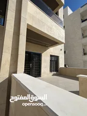  16 شقة ارضية 162 م مع ترس 60 م تشطيب فخم في اجمل مناطق البنيات قرب الحصاد