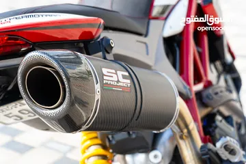 7 Ducati Hypermotard 821 with SC Project Exhaust