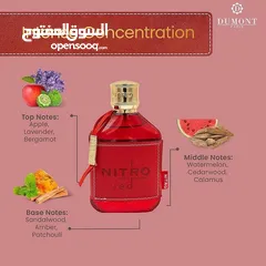  7 عطر نيترو ريد (الأحمر) من ديمونت للرجال سعة 100 مل