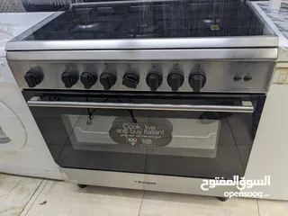  1 gas and electric cooker
