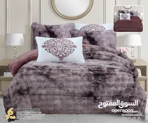  4 شرشف  ببلز الشتوي المجوز  من 6 قطع   ثقيل جدا الدفا. عفا