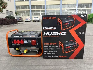  2 مولد   كهرباء ينزين 8500 واط بقوة 6,5 حصان HP قوي جداً فقط ب 850 شيكل فقط مخرج 3 فاز 380 V AC