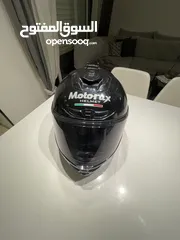  2 Motorax Helmet, Size L, Used but in new condition