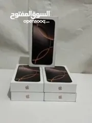  8 Iphone 16 pro max 256 new new //// ايفون 16 برو ماكس 256 جيجا جديد مسكر بالكرتونة اقل سعر بالاردن