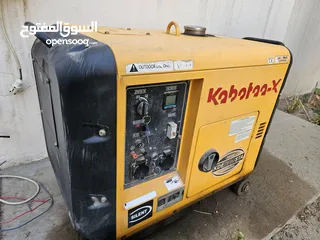  1 مولدة - ديزل گاز - 5kv - دبل كاتم