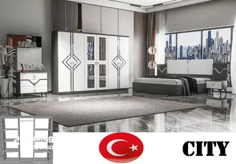  3 غرف نوم تركي 7 قطع مميزه شامل تركيب ودوشق الطبي مجاني