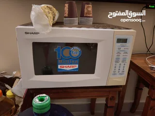  1 غاز خمس عيون فريش ومايكرويف للبيع ياباني شارب اصلي