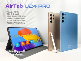  5 AirTab UI5 pro Tablet with Big Battery 10000 mAh, 16 GB RAM & 1 TB ROM