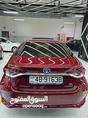  5 تويتا كورولا هايبرد 2019 فل مع فتحه وارد الوكاله وتحت صيانة الوكاله