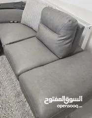  1 طقم كنب جلد