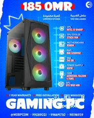  1 GAMING PC i5 10400F , GTX 1650 , 240GB SSD , 8GB RAM - جيمينج بي سي !