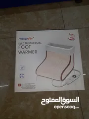  1 جهاز تدفئة القدمين الكهربائي بالشتاء البارد لن تعاني بعد الآن من برودة القدمين. لجهاز تدفئة القدمين