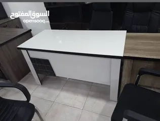  16 مكتب 120  و140 و160 سم مع درجين معلقات باسعار خياليه
