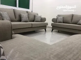  9 طقم كنب امريكي 7مقاعد فاخر جدا