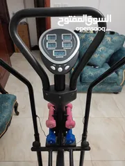 3 جهاز كروس وبسكليت رياضي من شركة World Fitness