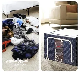  2 صندوق تخزين الملابس العملي والمتين
