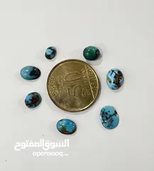  18 أحجار فيروز نيشابورية اصلية طبيعية للبيع