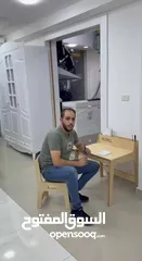  5 مكتب دراسة للاطفال من اجود انوع الخشب محفرو عليه اسم الطفل  (سندوش بيرج روسي )