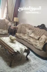  6 طقم كنب لغرفة الضيوف مع طاولة الوسط